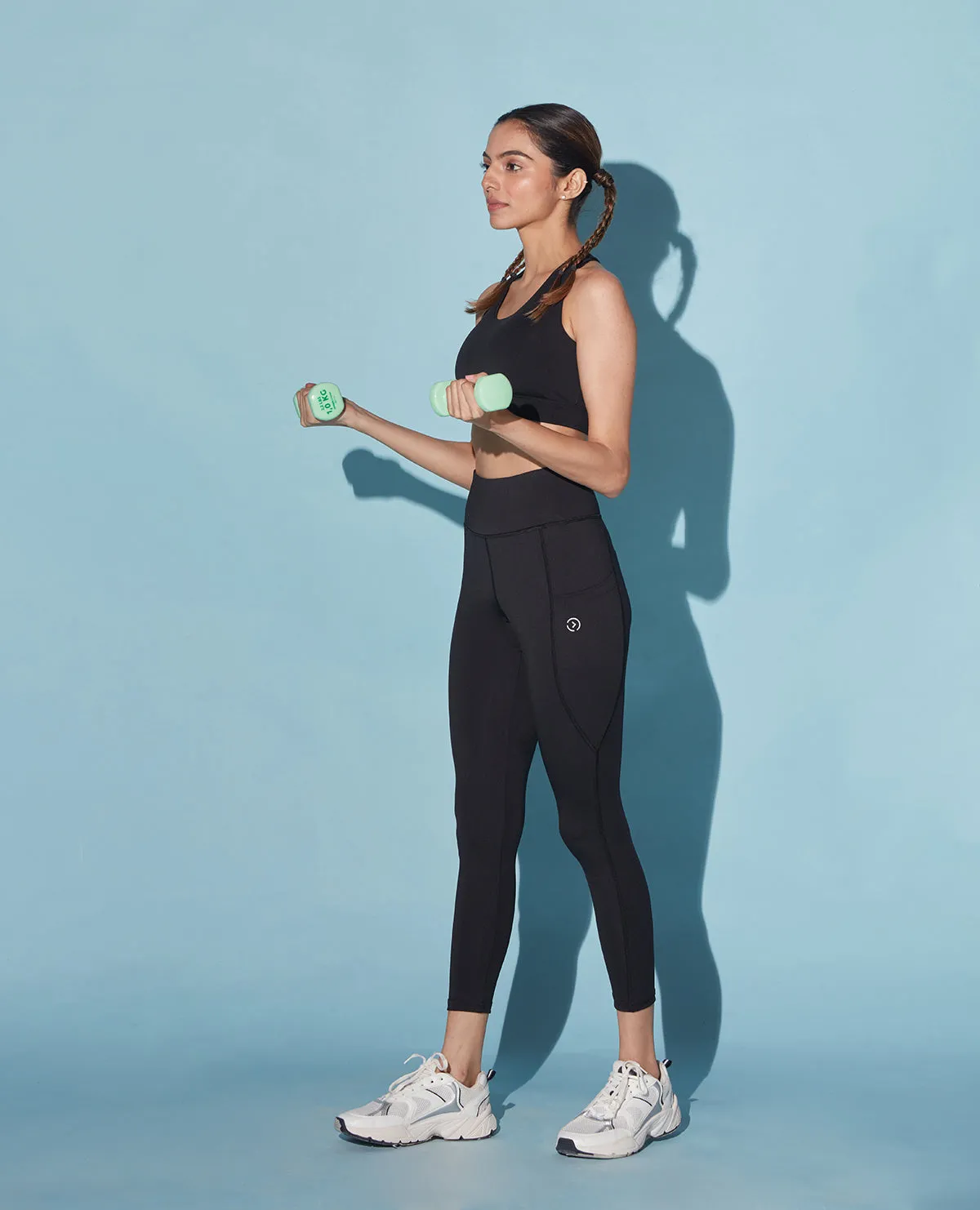 Crostini Bra & Leggings Set in Second SKN Fabric