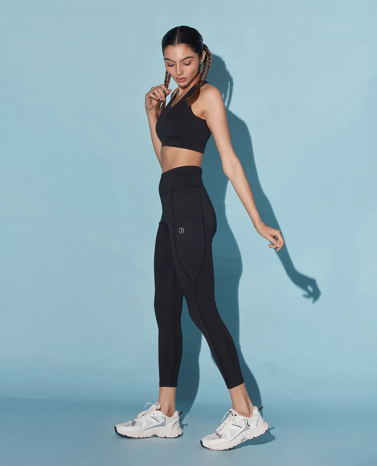 Crostini Bra & Leggings Set in Second SKN Fabric