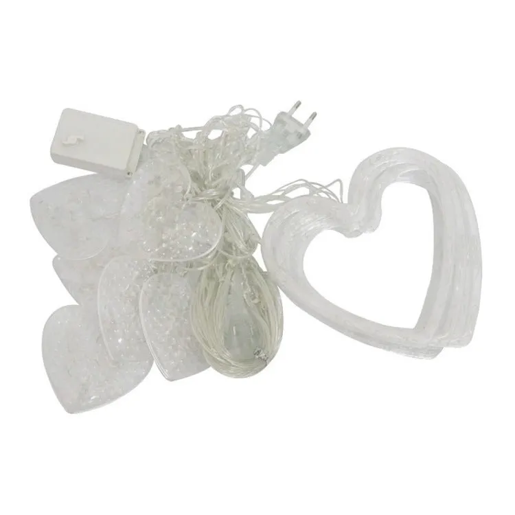 Curtain String Lights | Heart 2.5m Plug-In