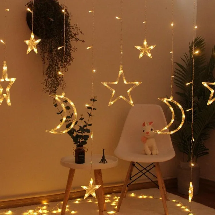Curtain String Lights | Moon Star 3.5m Plug-In