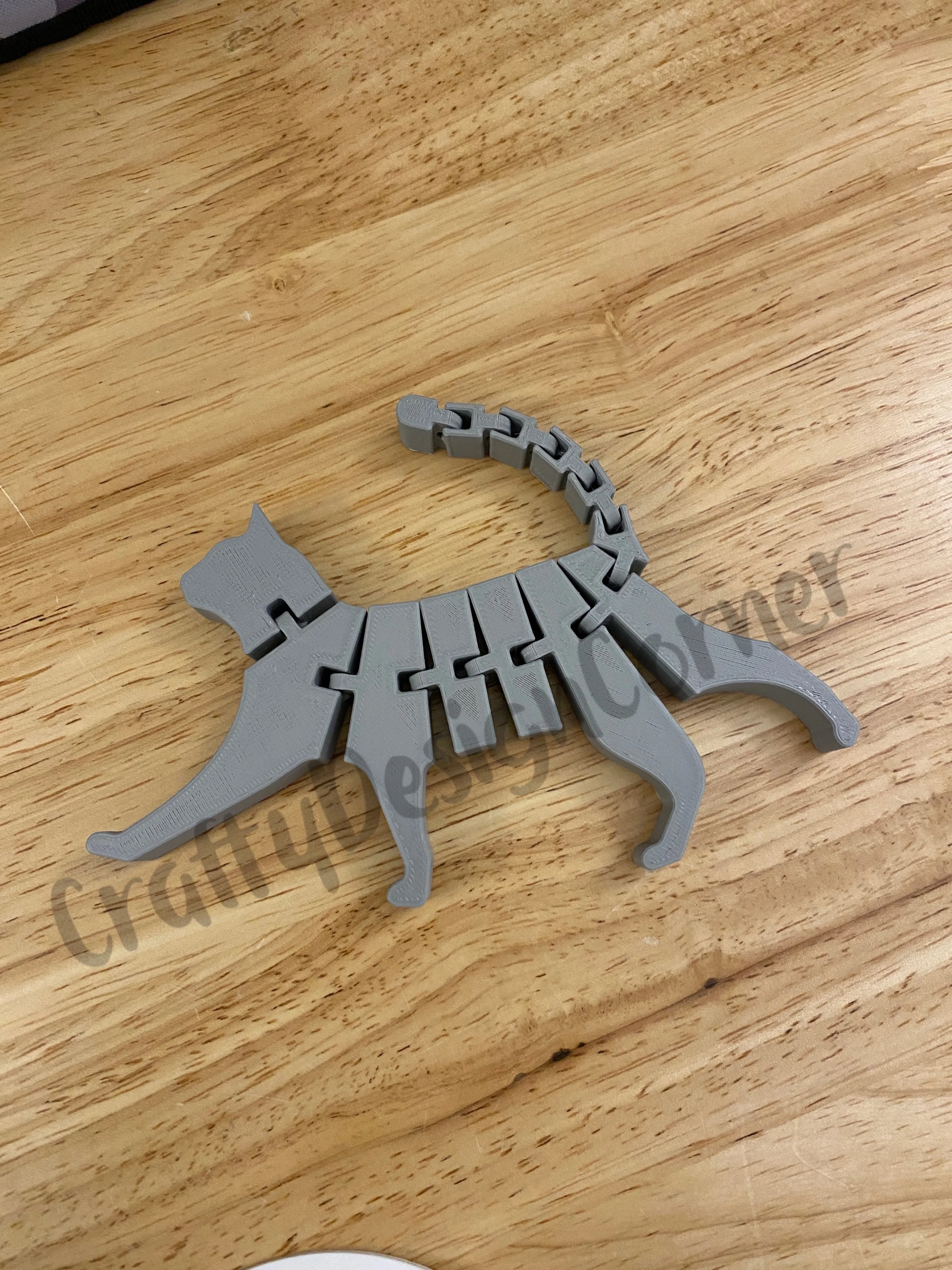 Cute Articulated Cat, Fidgeting Cat, Movable Cat