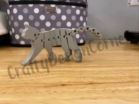 Cute Articulated Cat, Fidgeting Cat, Movable Cat