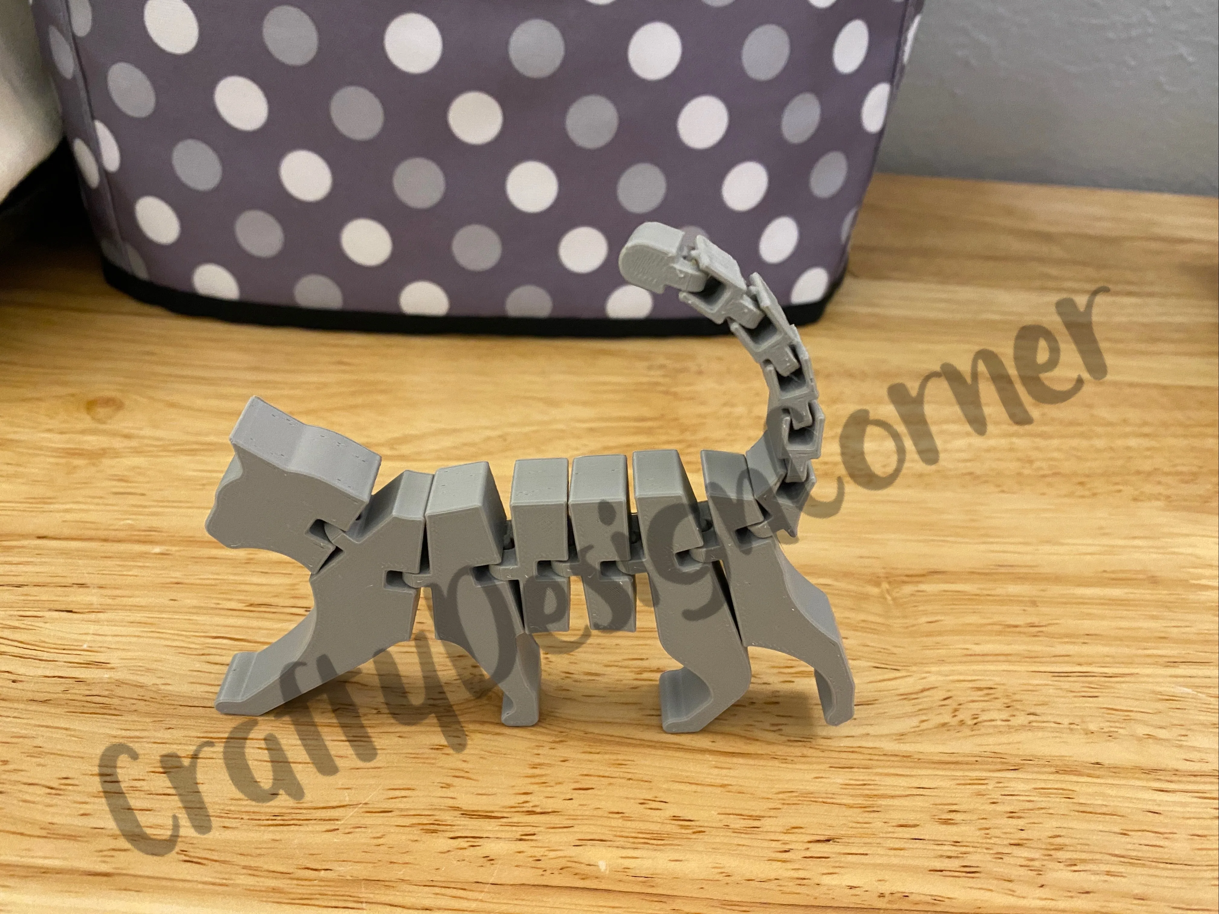 Cute Articulated Cat, Fidgeting Cat, Movable Cat