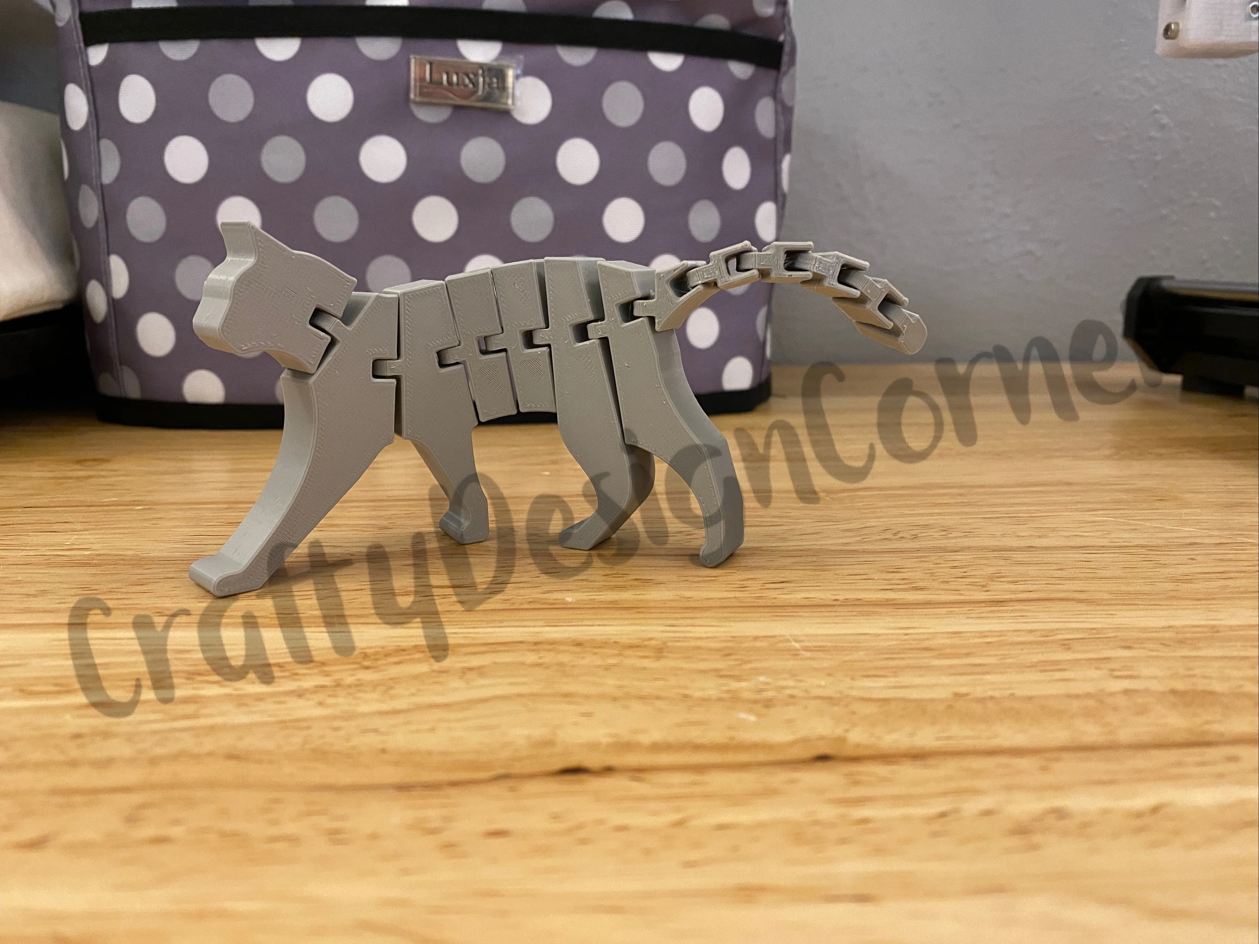 Cute Articulated Cat, Fidgeting Cat, Movable Cat