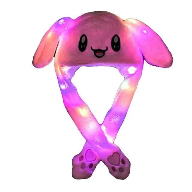 Cute Flashing Move-able Ears Hat