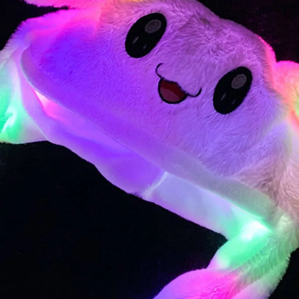 Cute Flashing Move-able Ears Hat