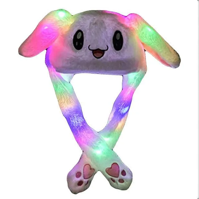 Cute Flashing Move-able Ears Hat