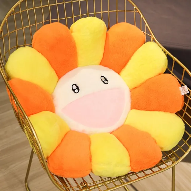 Cute Smile Sunflower Plush Toy