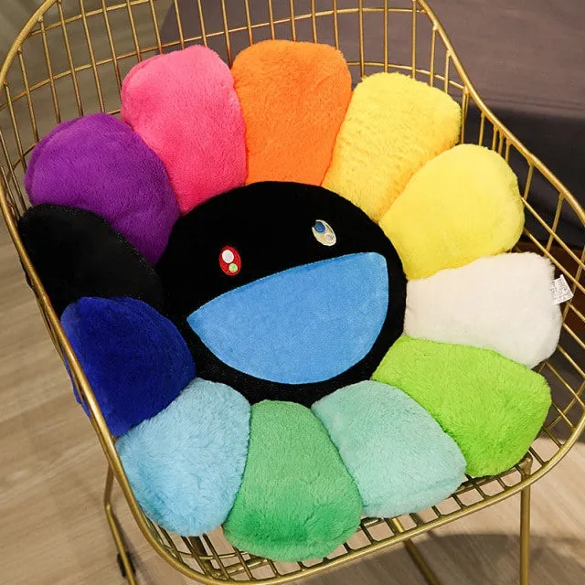 Cute Smile Sunflower Plush Toy