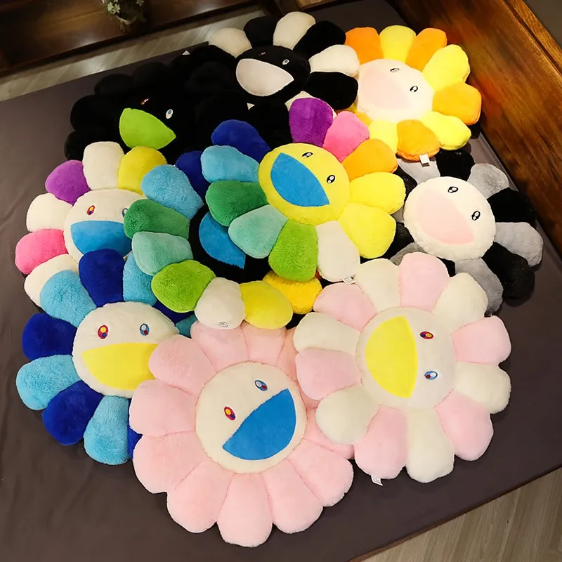 Cute Smile Sunflower Plush Toy