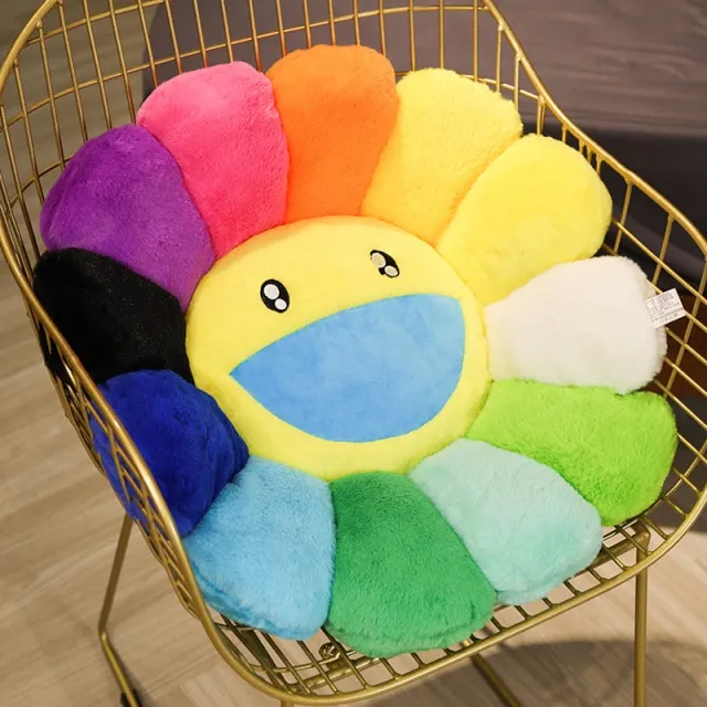 Cute Smile Sunflower Plush Toy