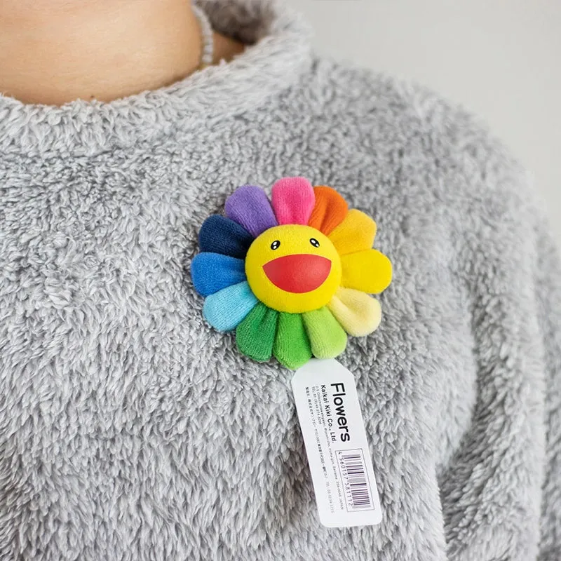 Cute Smile Sunflower Plush Toy