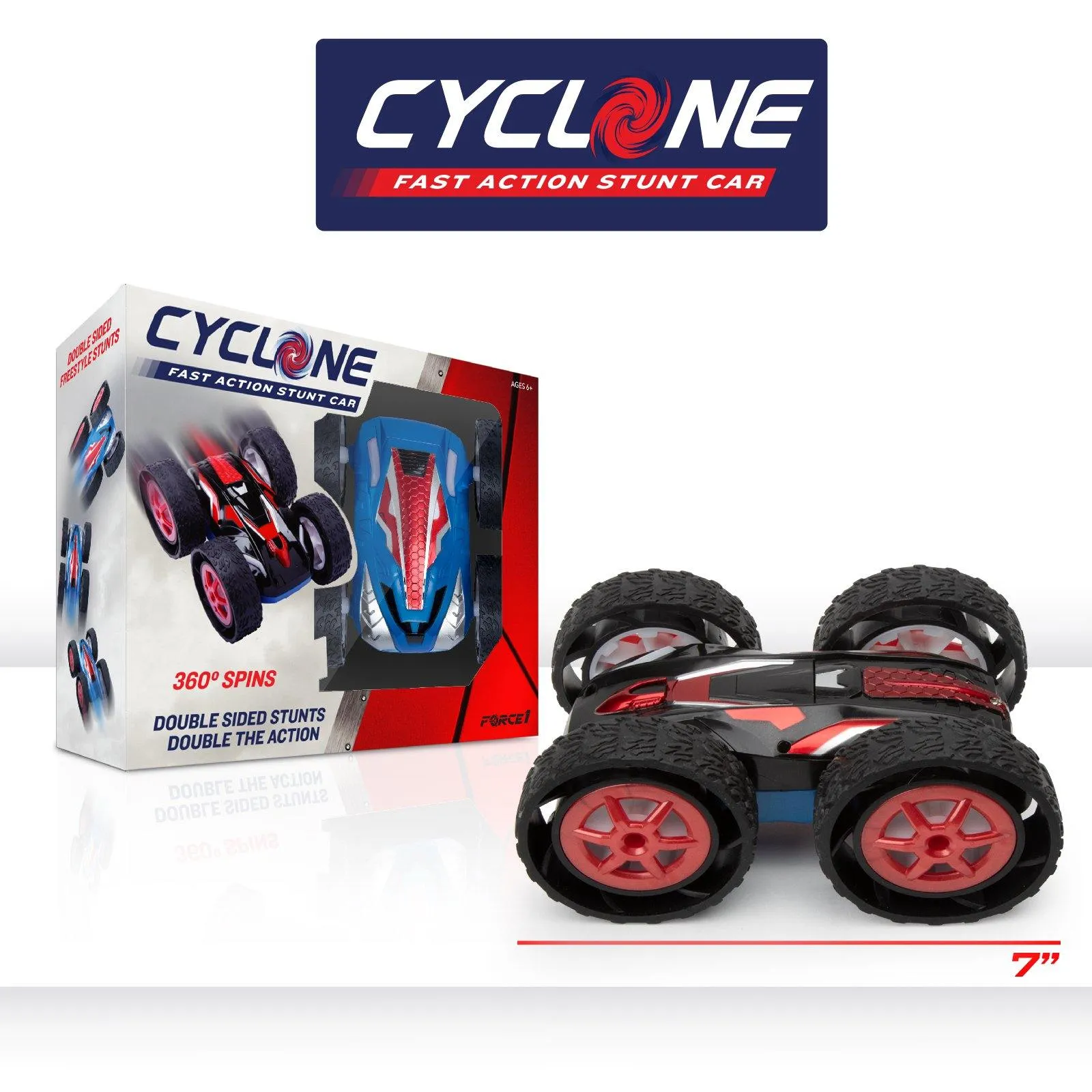 Cyclone Double Sided Flipping RC Car