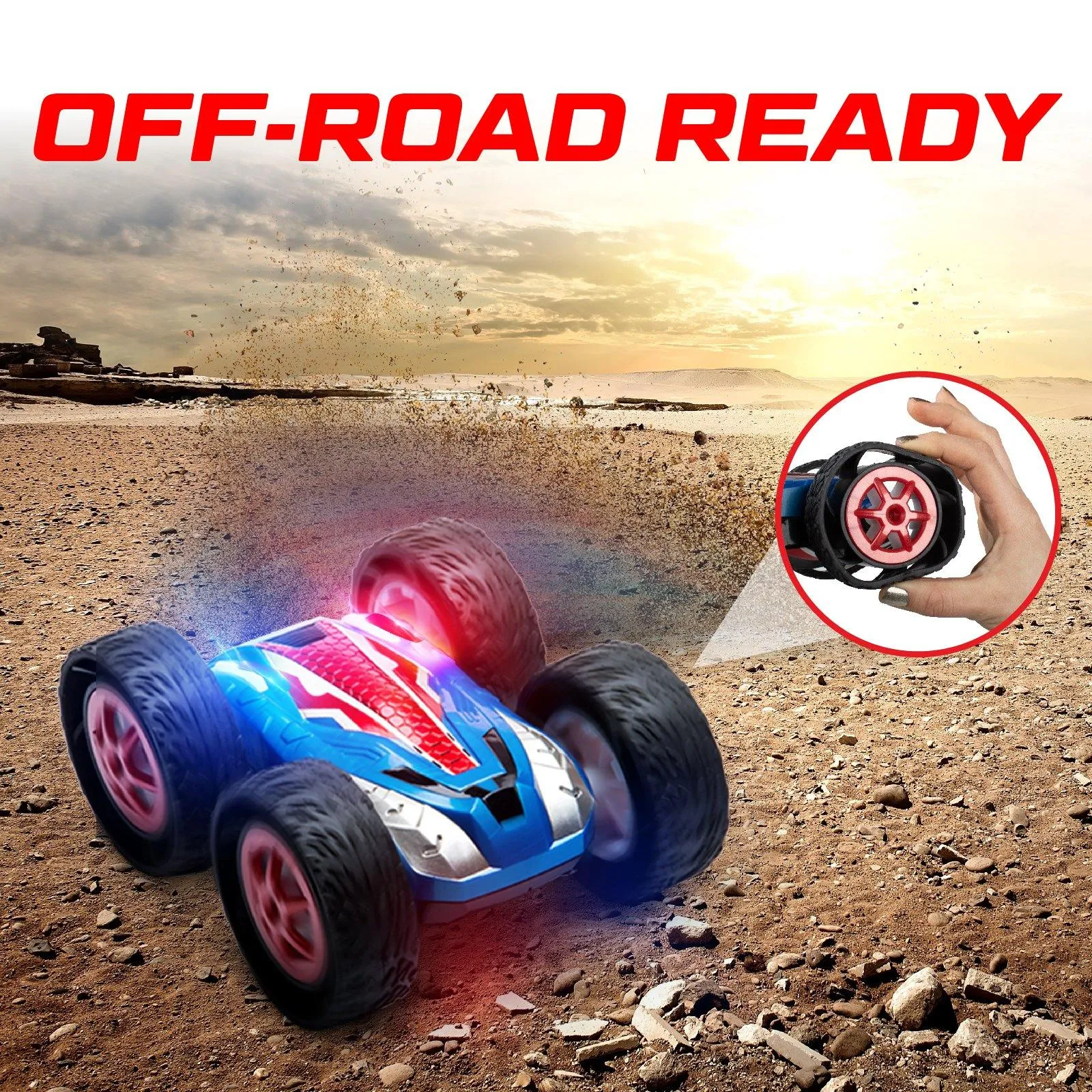 Cyclone Double Sided Flipping RC Car