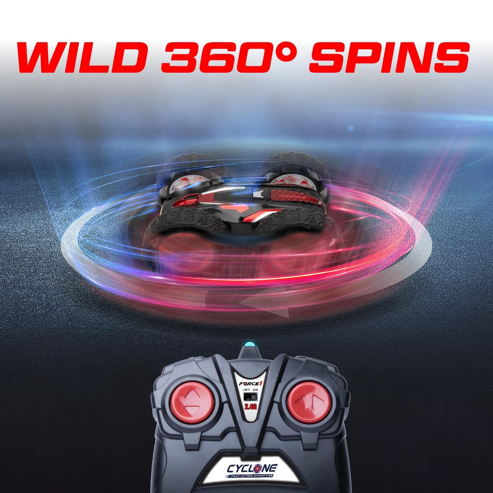 Cyclone Double Sided Flipping RC Car