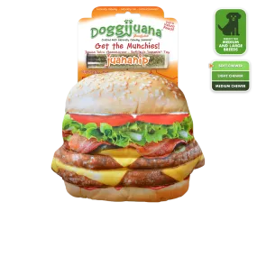 Doggijuana Get The Munchies Refillable Cheeseburger Toy