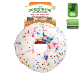 Doggijuana Get the Munchies Refillable Donut Toy
