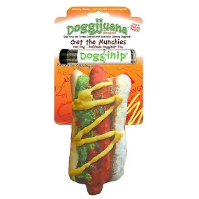Doggijuana Get the Munchies Refillable Hot Dog Dogginip Toy by SmarterPaw