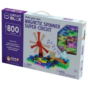 E-Blox Circuit Blox Magnetic Induction Spinner Super Circuit - STEM Toy, 800 Projects, Ages 8 