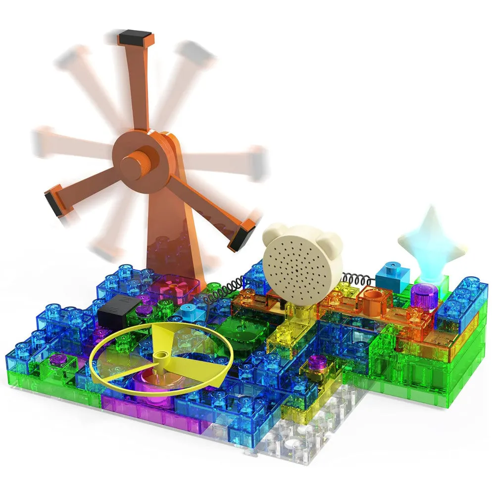 E-Blox Circuit Blox Magnetic Induction Spinner Super Circuit - STEM Toy, 800 Projects, Ages 8 