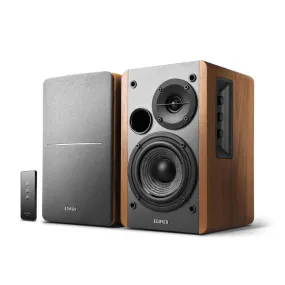 Edifier R1280T Powered Bookshelf Speakers - 2.0 Active Near Field Monitors Studio Monitor Speaker (Natural Wood)