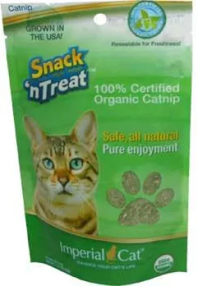 Fresh 1 oz. Snack 'N Treat Catnip Pouch - Harvested and packaged in the U.S.A.