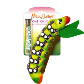 Get Sprung Caterpillar Refillable Cat Toy