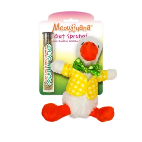 Get Sprung Duckling Refillable Cat Toy