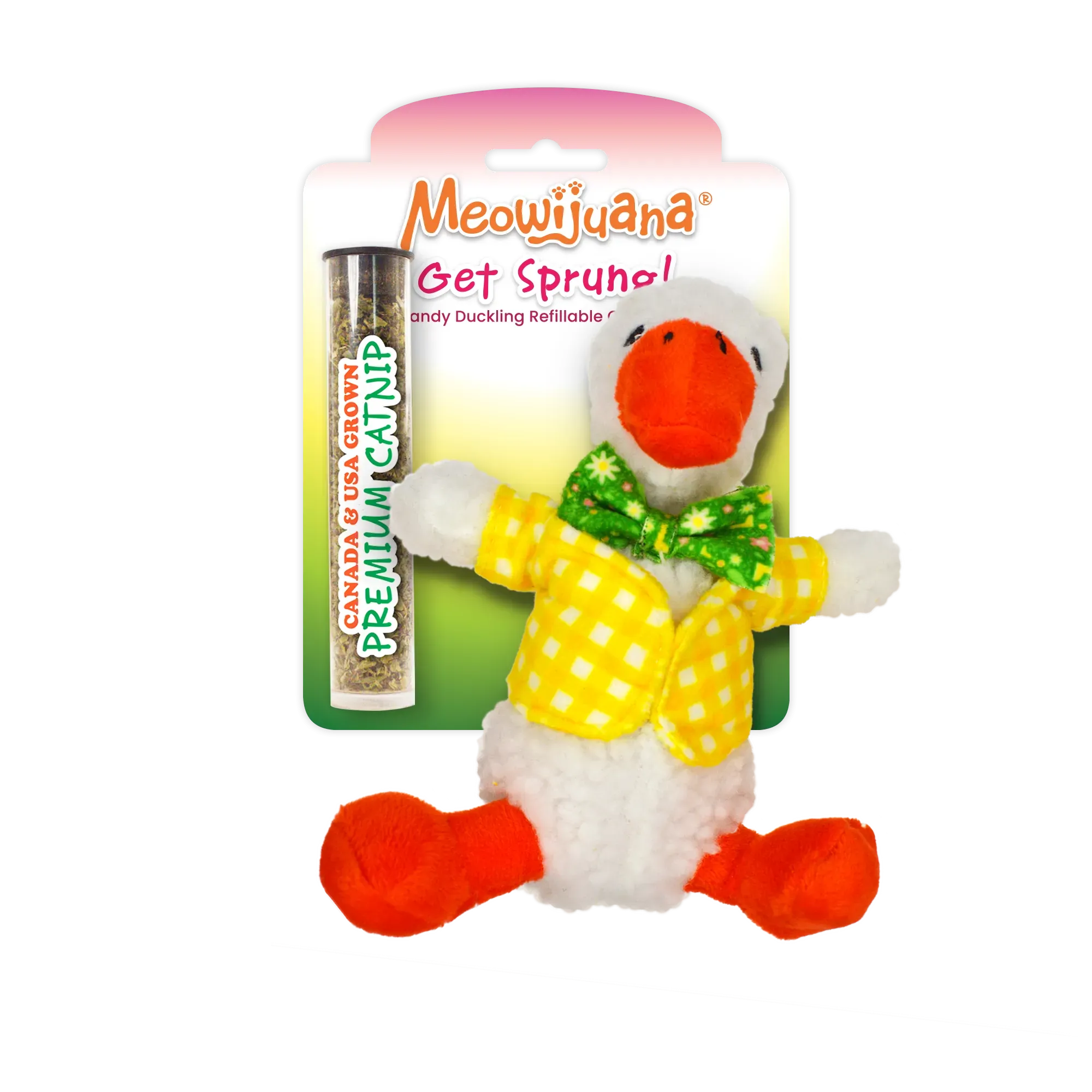 Get Sprung Duckling Refillable Cat Toy