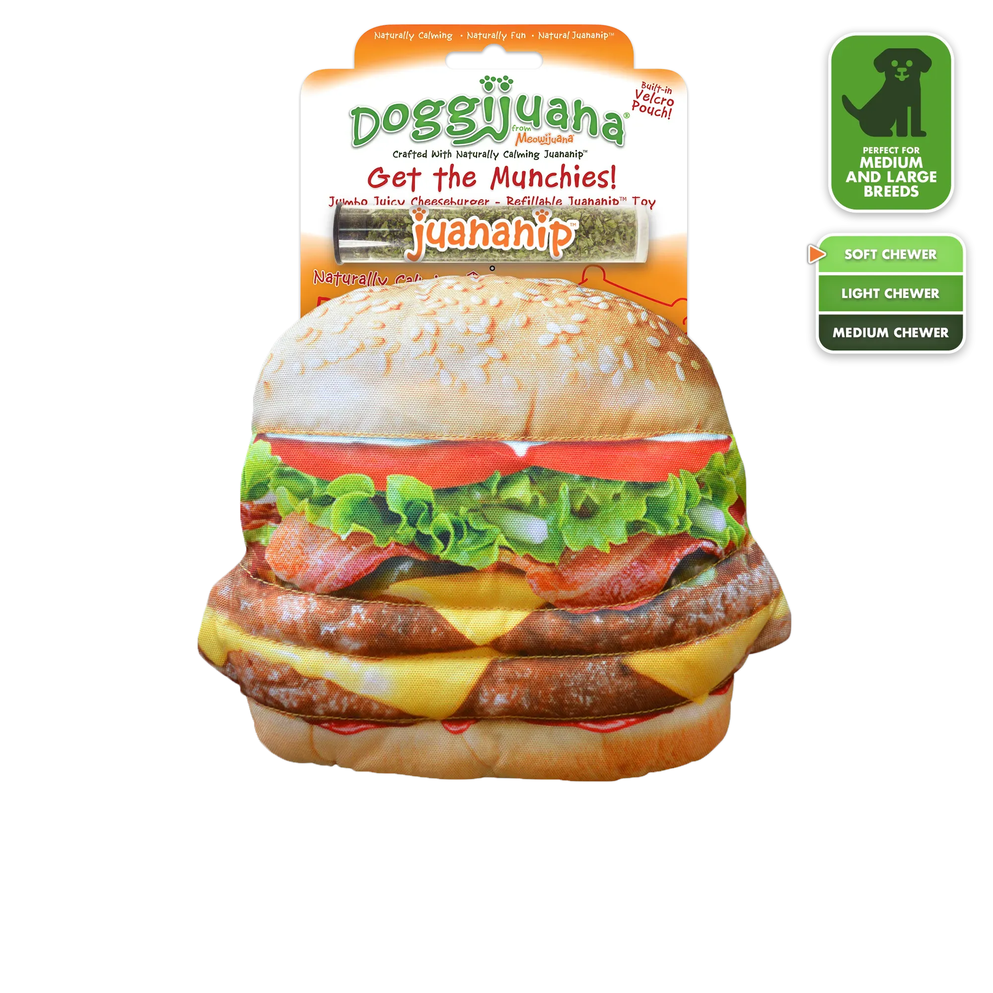 Get The Munchies Refillable Cheeseburger Toy