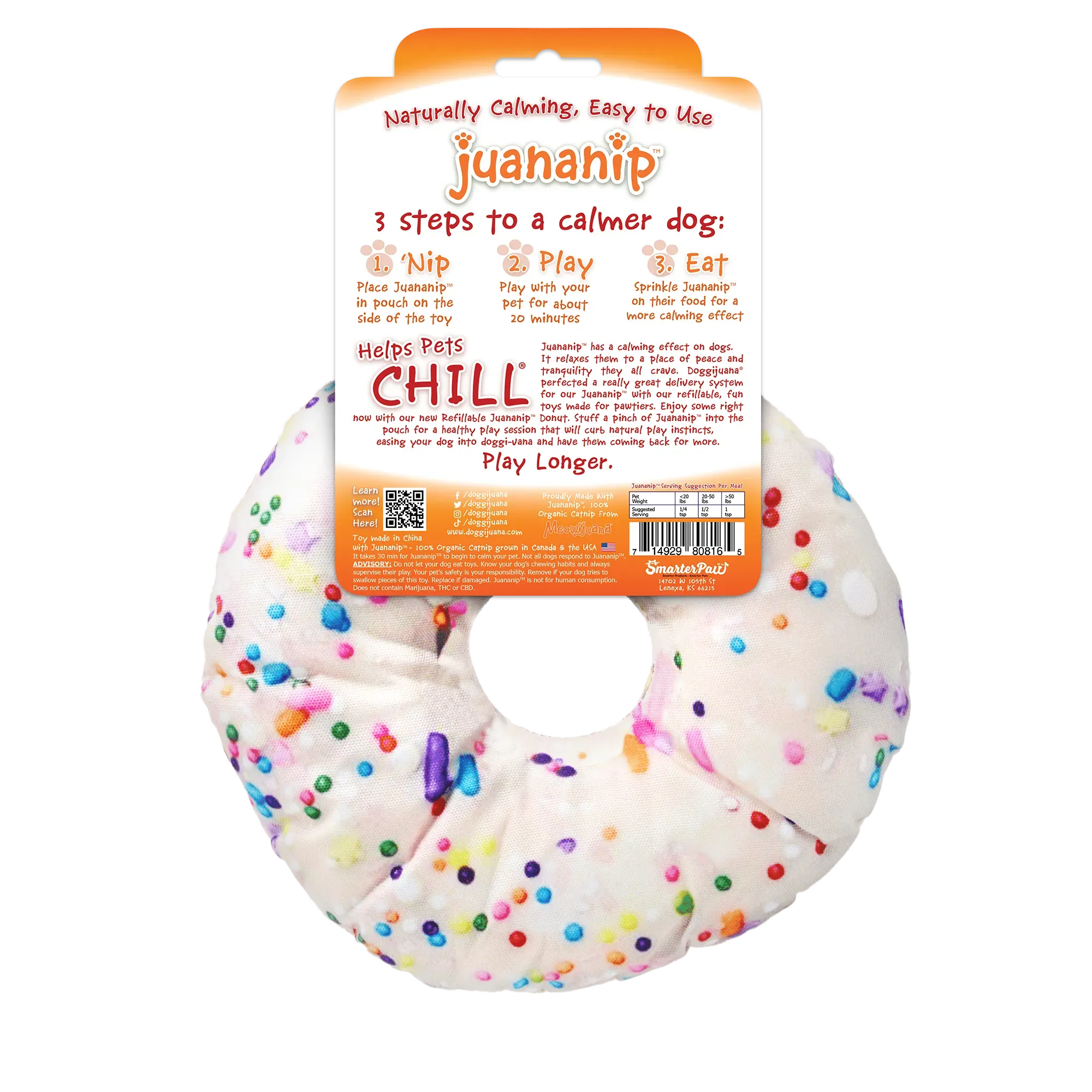 Get the Munchies Refillable Donut Toy