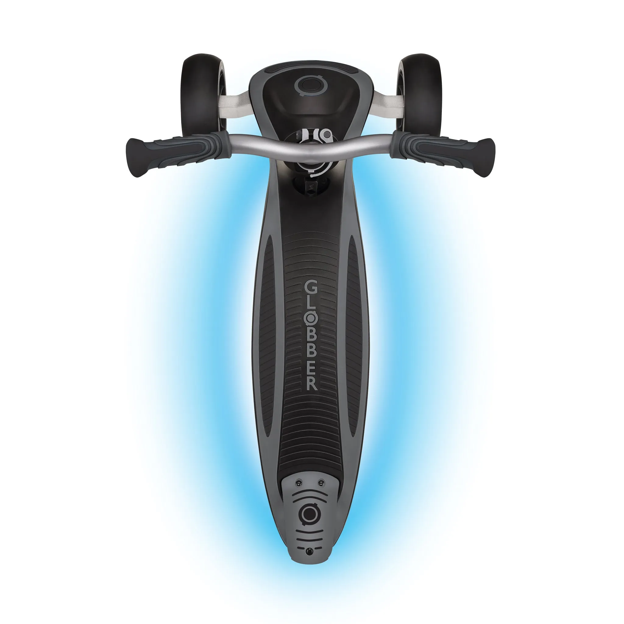 Globber Ultimum Lights - Black / Charcoal Grey (5y )