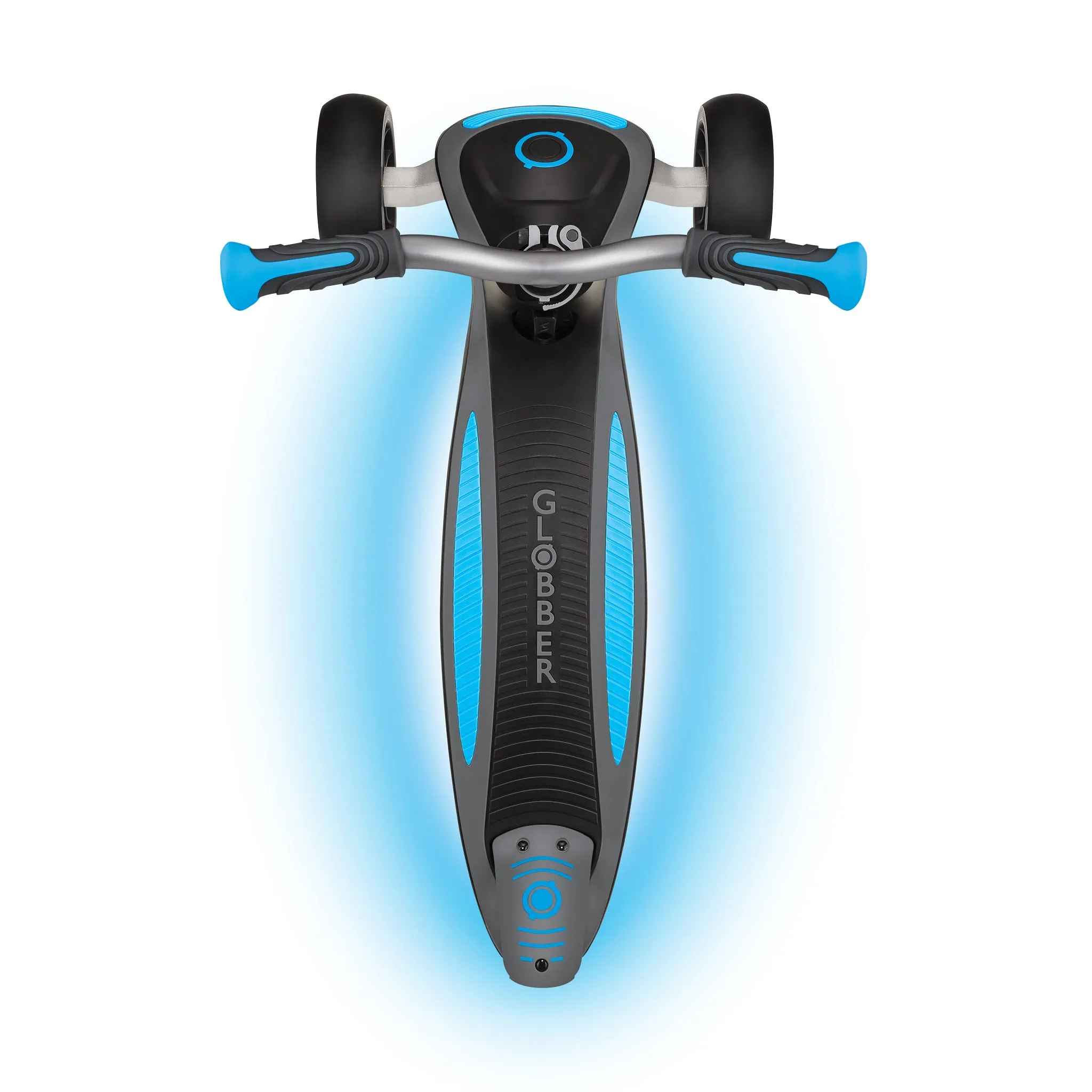 Globber Ultimum Lights Scooter - Sky Blue (5y )