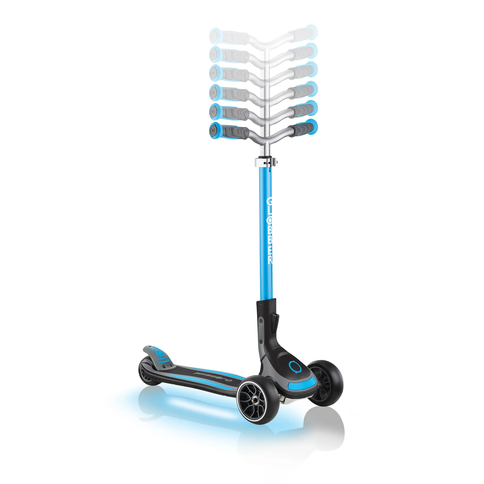 Globber Ultimum Lights Scooter - Sky Blue (5y )