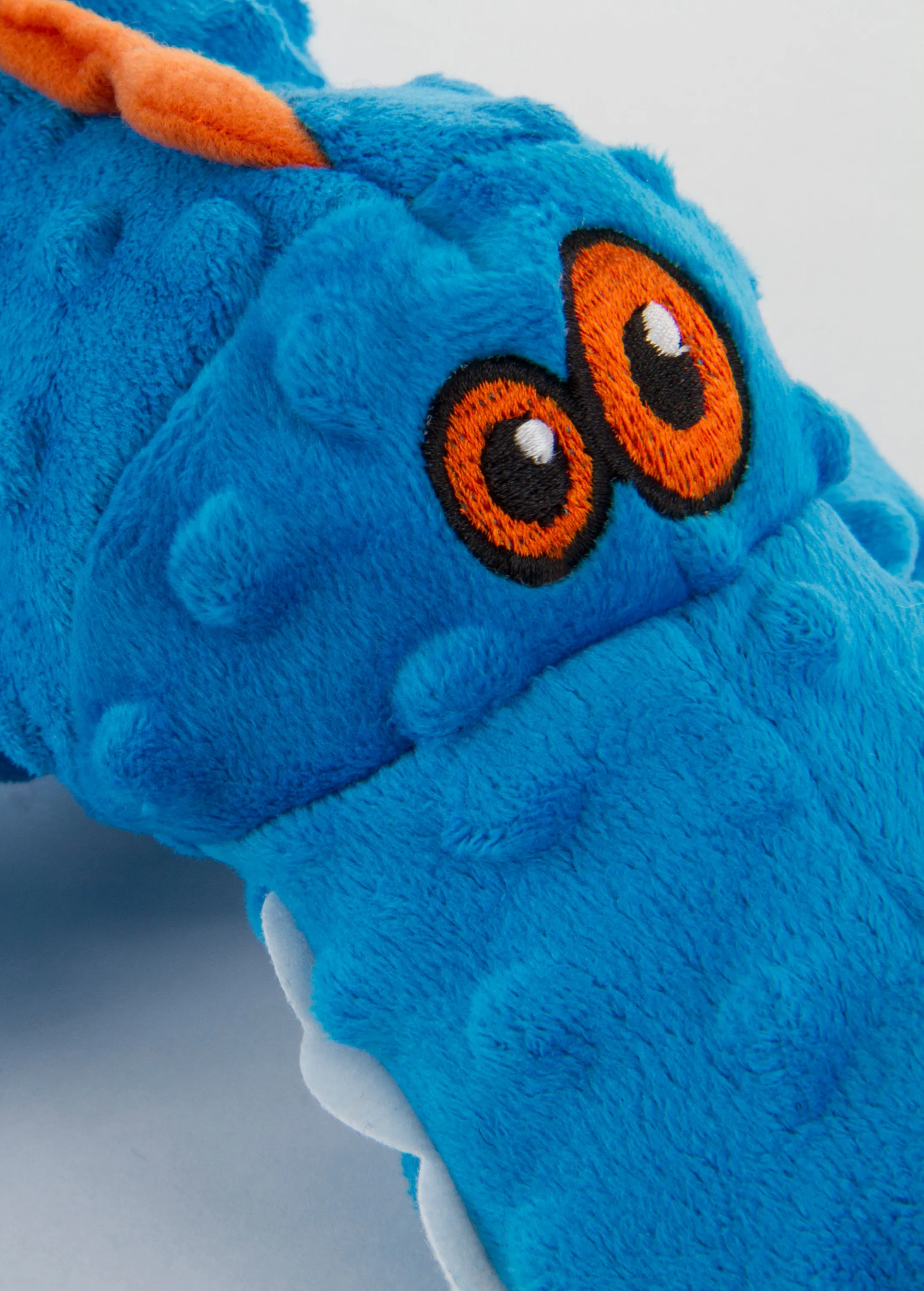 goDog - PlayClean Gator Squeaker Plush Dog Toy