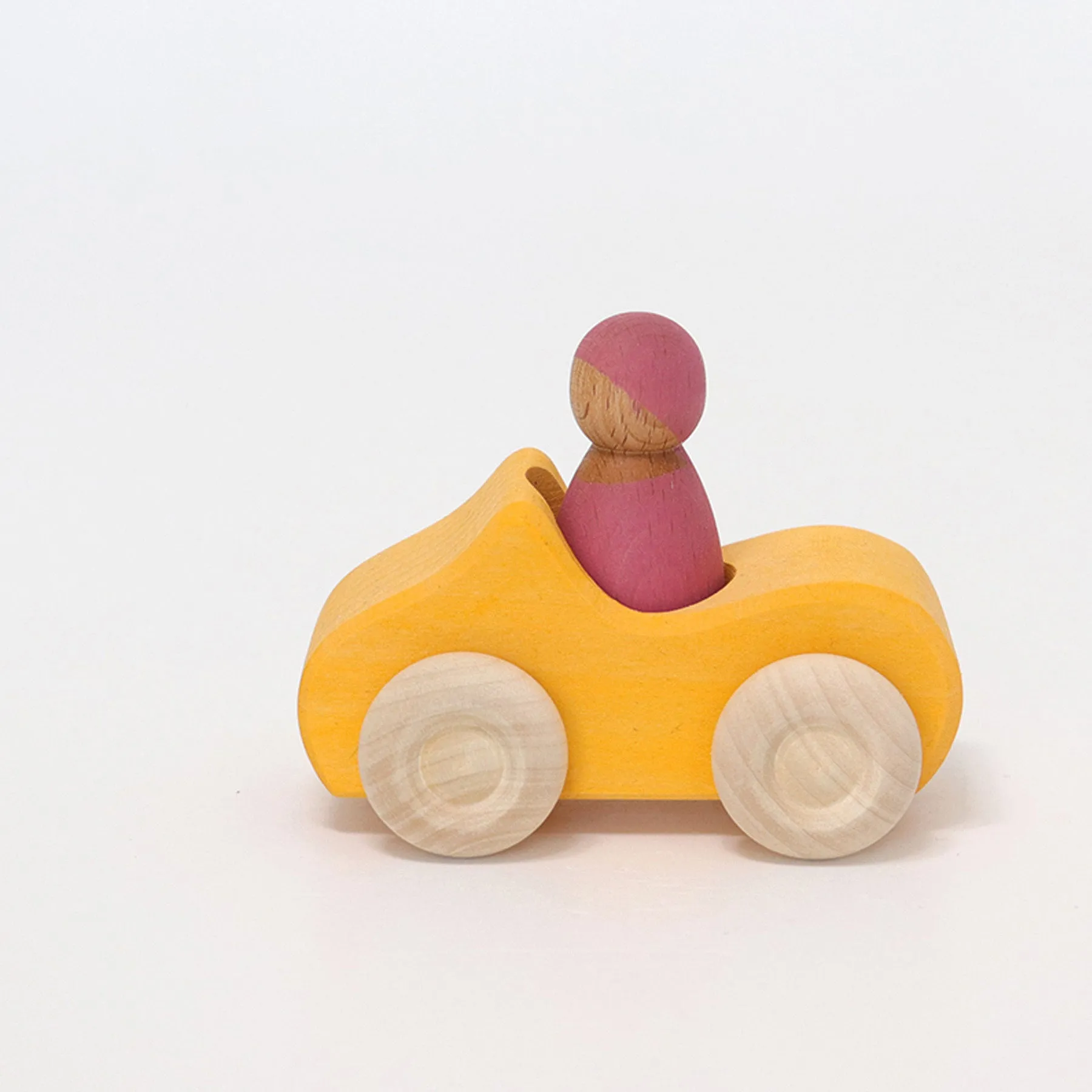 Grimm's Car - Small Yellow Convertible with Friend