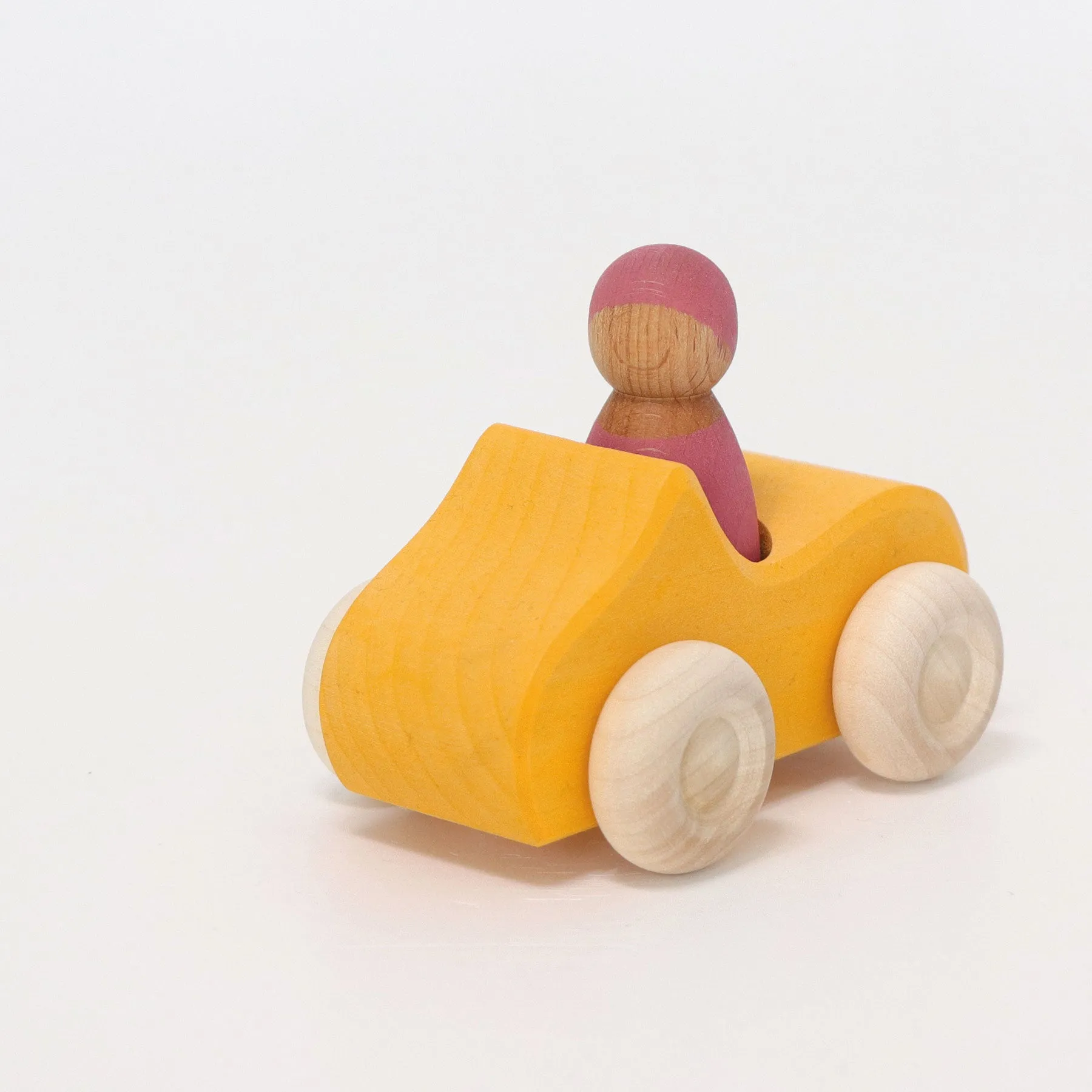 Grimm's Car - Small Yellow Convertible with Friend