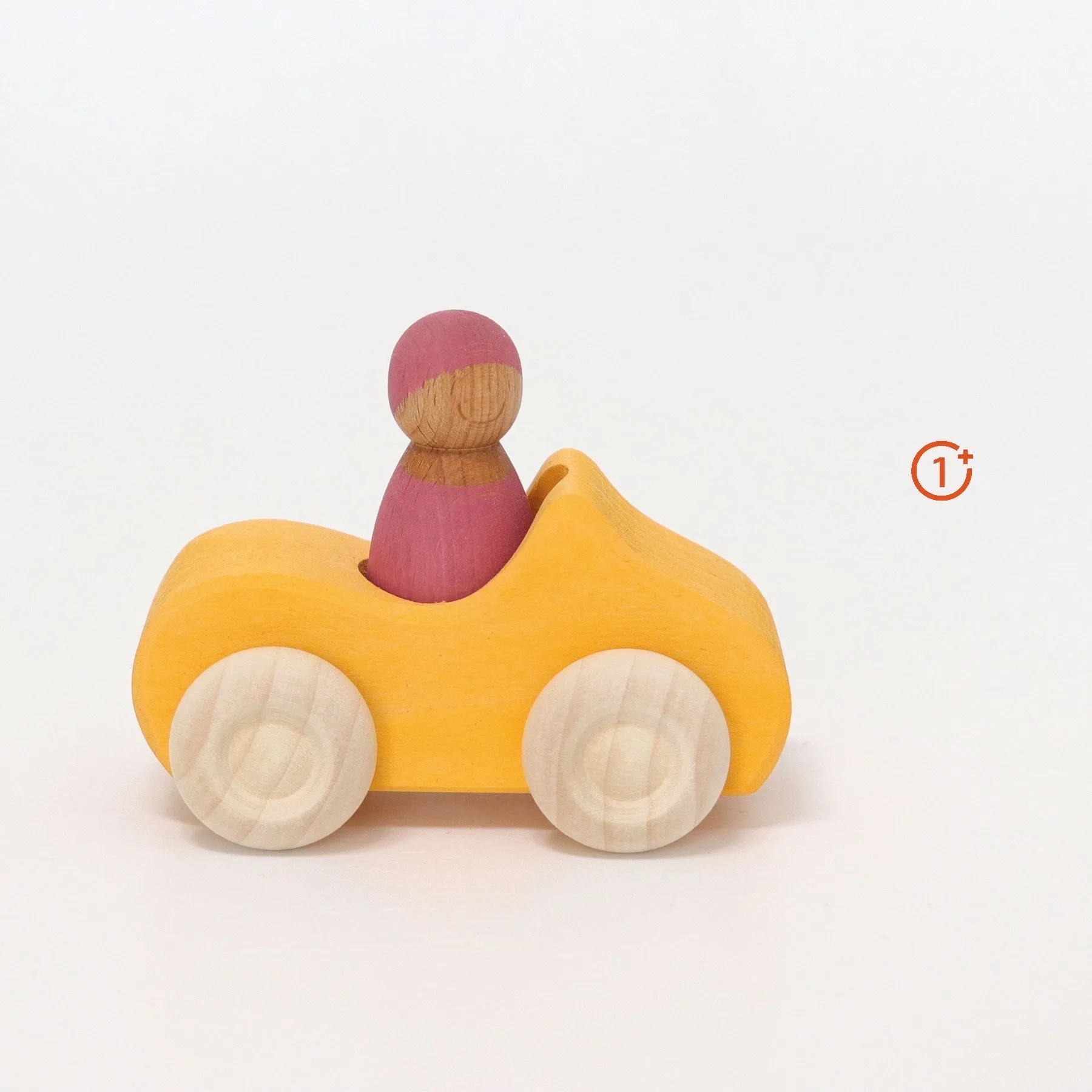 Grimm's Car - Small Yellow Convertible with Friend