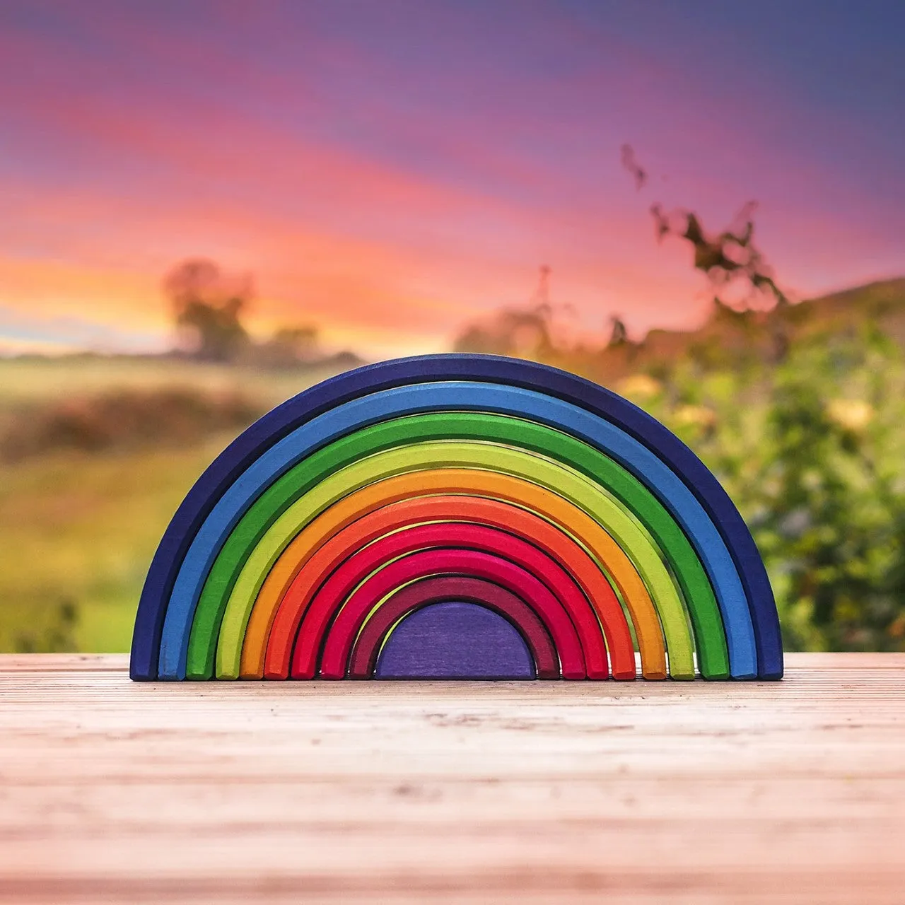 Grimm's Rainbow Sunset