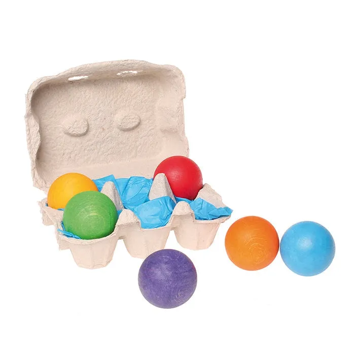 Grimm's Wooden Balls in Rainbow