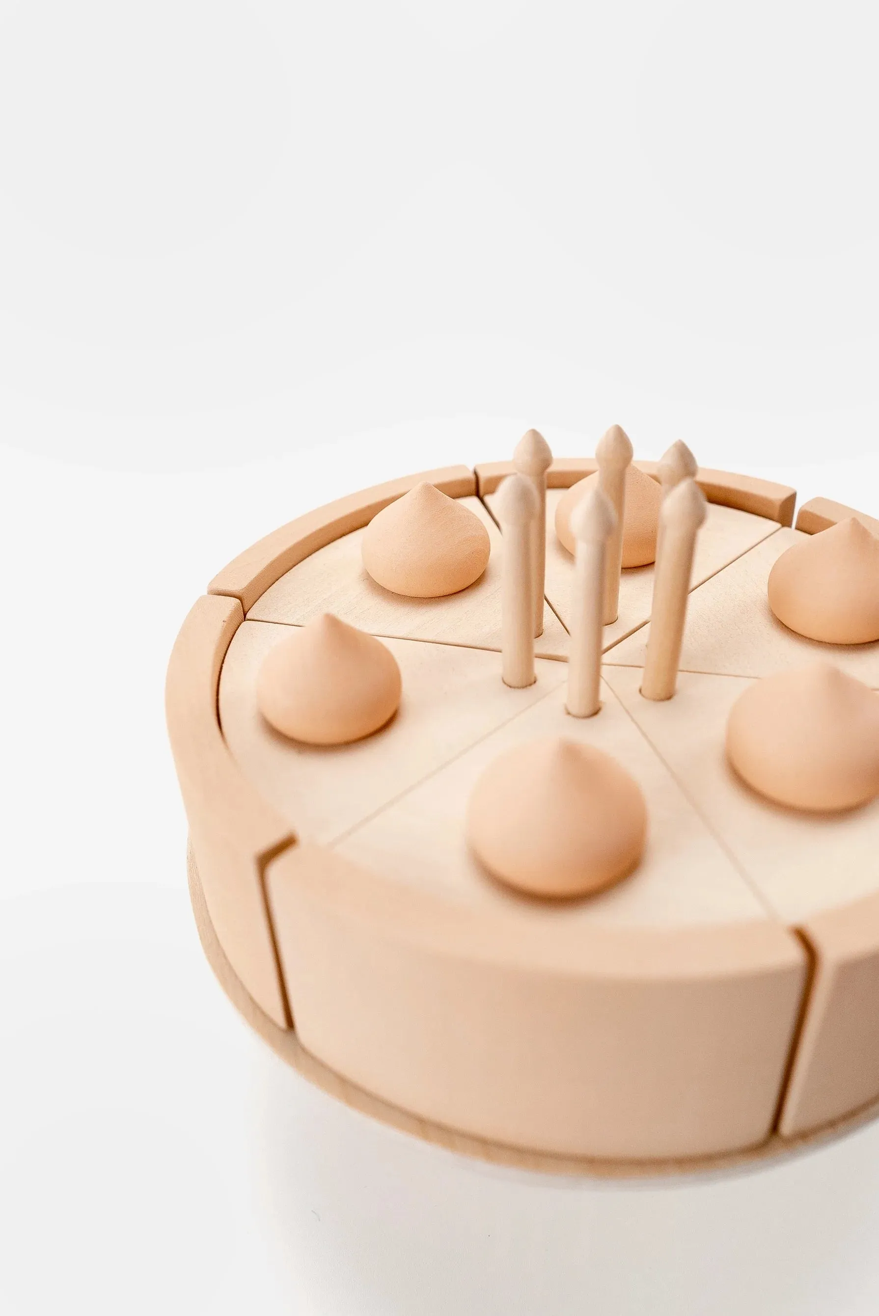 Handmade Strawberry Layer Cake On A Stand