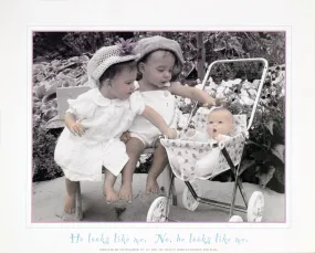 He looks like me. No, he looks like me by Linda Joy Solomon
