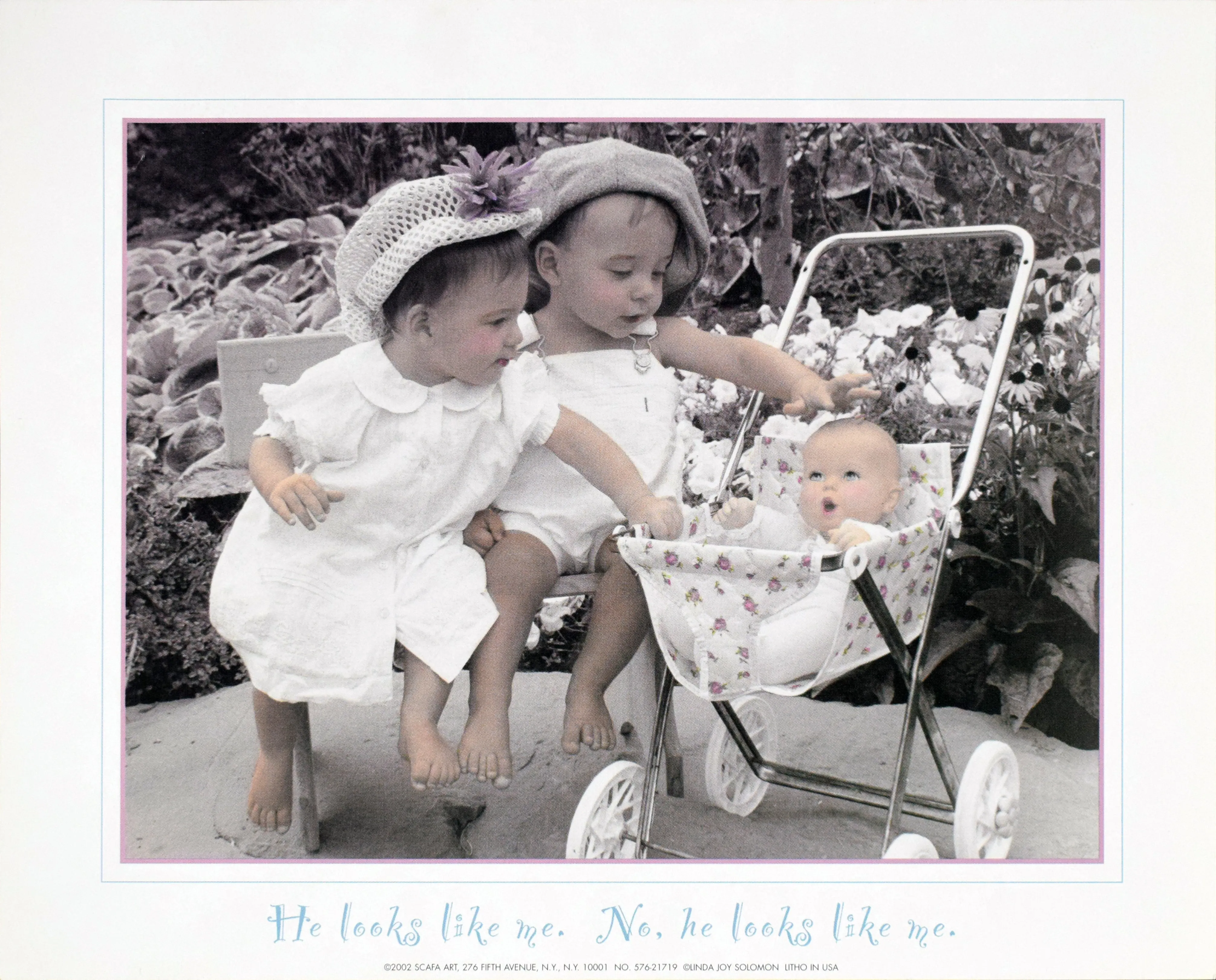 He looks like me. No, he looks like me by Linda Joy Solomon