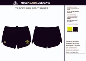 Hill-Country-Comets Youth Split Track Short ***UNIFORM