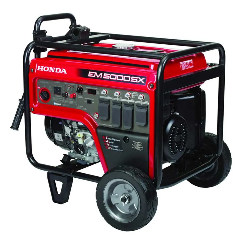 Honda EM5000S 5,000 Watt 120/240V Electric Start Portable Generator w/ CO-Minder