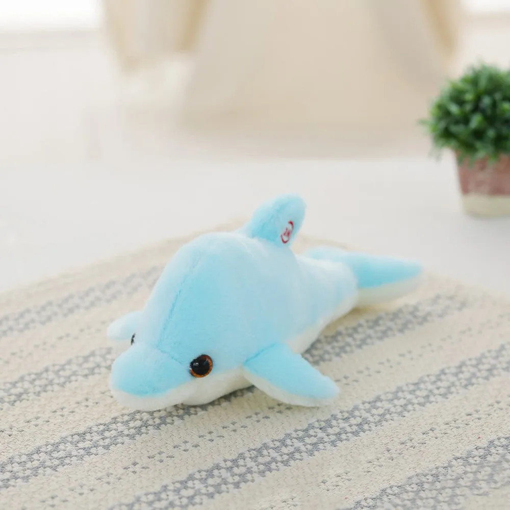Hot Sell Cute Elephant Glow LED Pillow Light Plush Toy