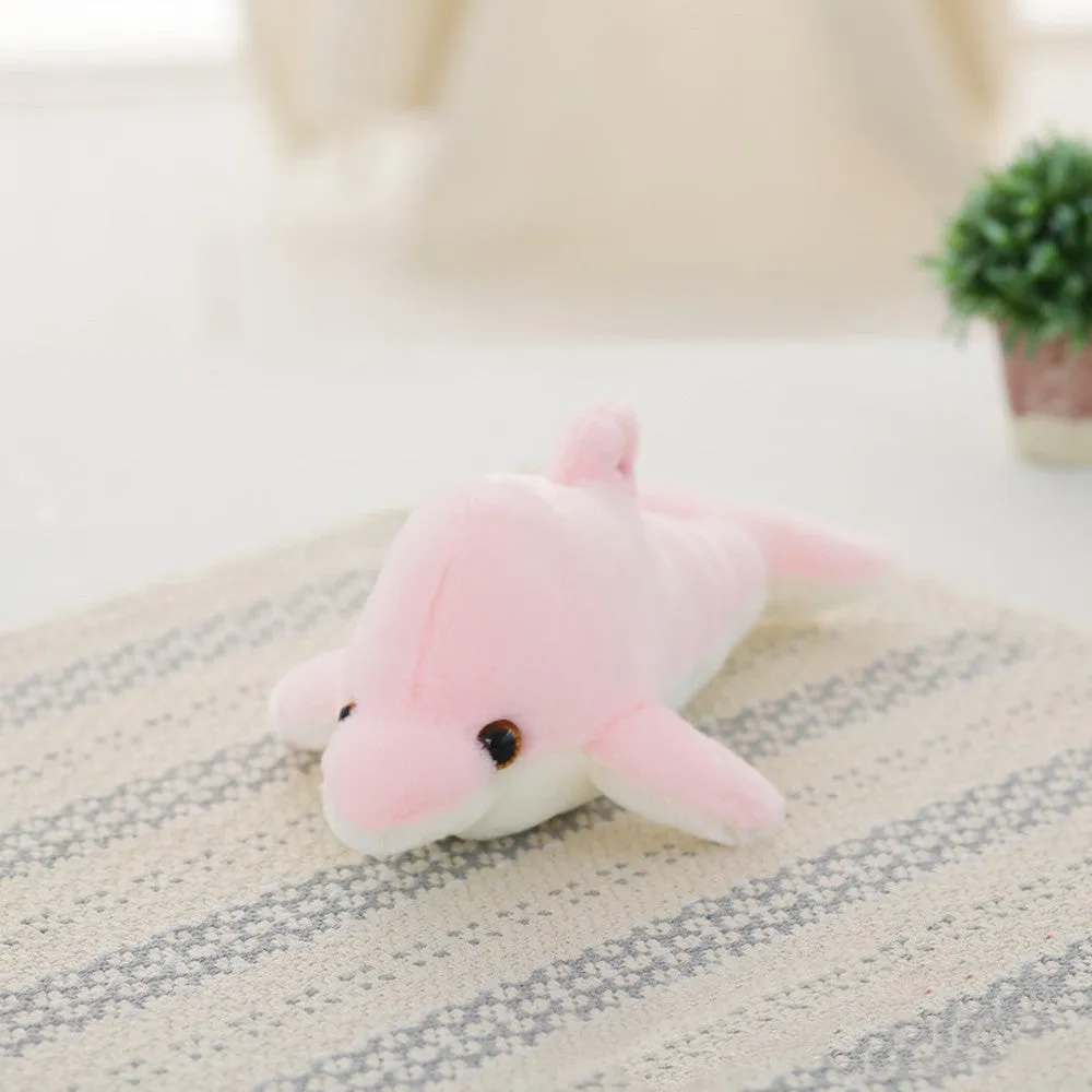 Hot Sell Cute Elephant Glow LED Pillow Light Plush Toy