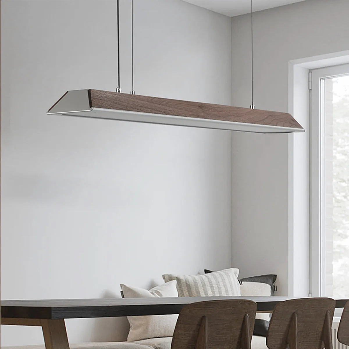 Industrial Alloy LED Beam Pendant Light