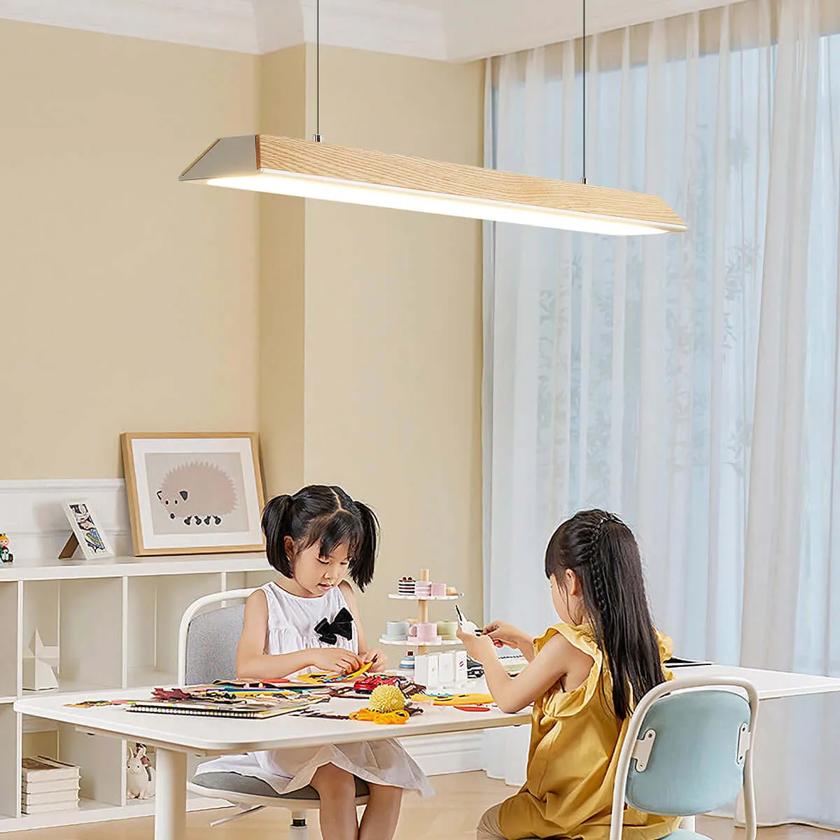 Industrial Alloy LED Beam Pendant Light