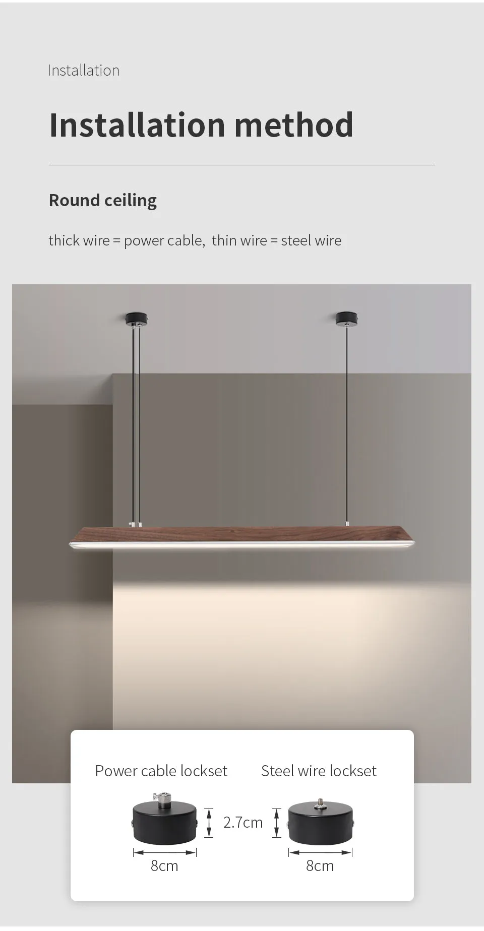 Industrial Alloy LED Beam Pendant Light